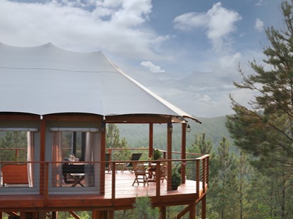 dunya camp tent; cozy couple hideaways