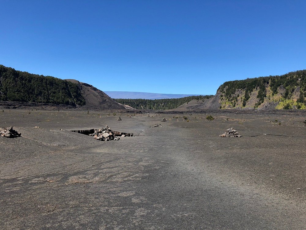 Kilauea Iki Trail lava field