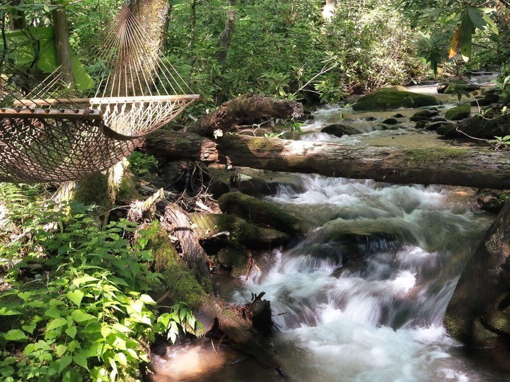 Creekside Hammock; best states to visit in june