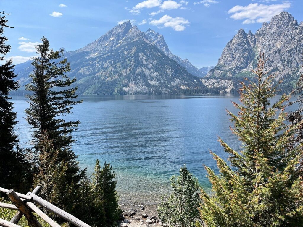 Jenny Lake; best trips out west for couples