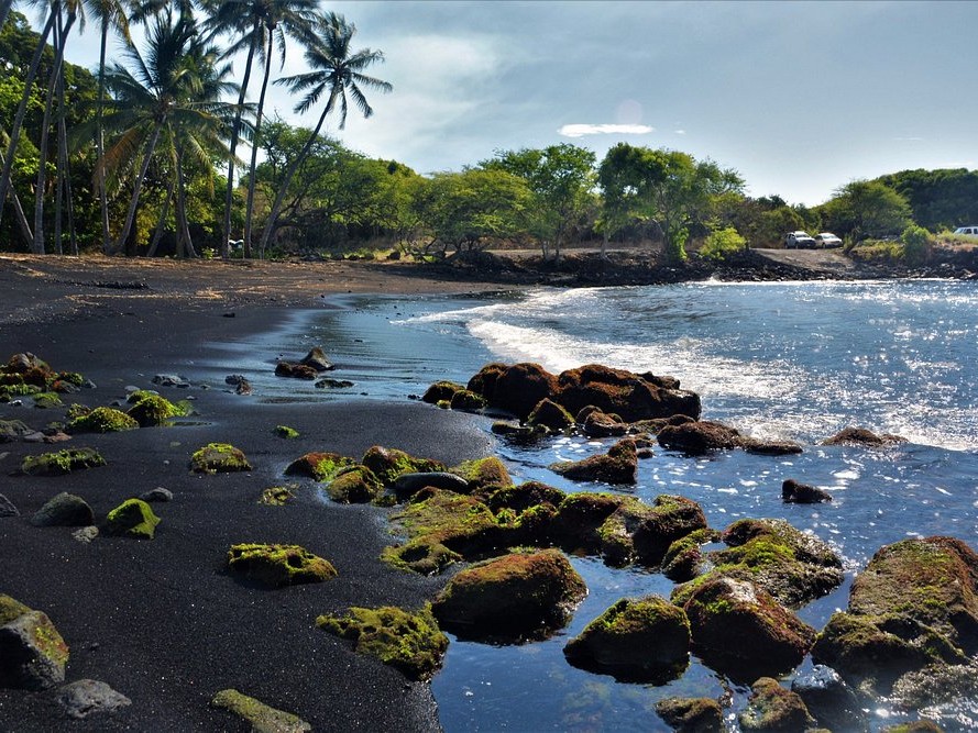 Punalu'u Black Sand Beach