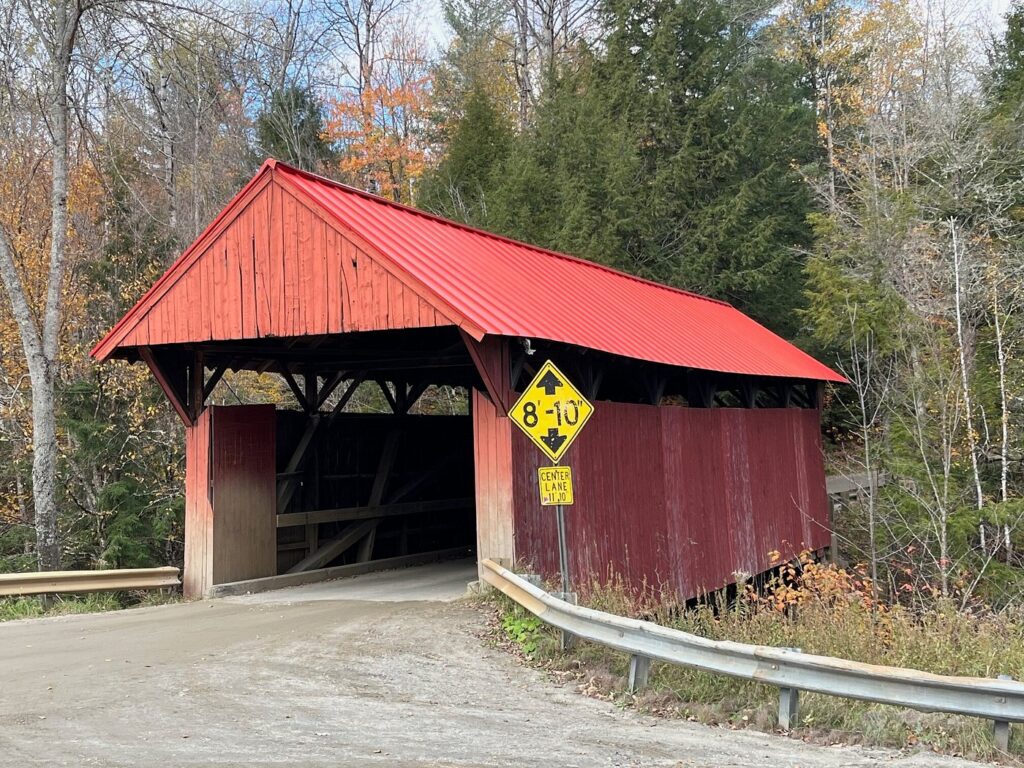 Fun Things to Do in August in Stowe: Red Covered Bridge Stowe
