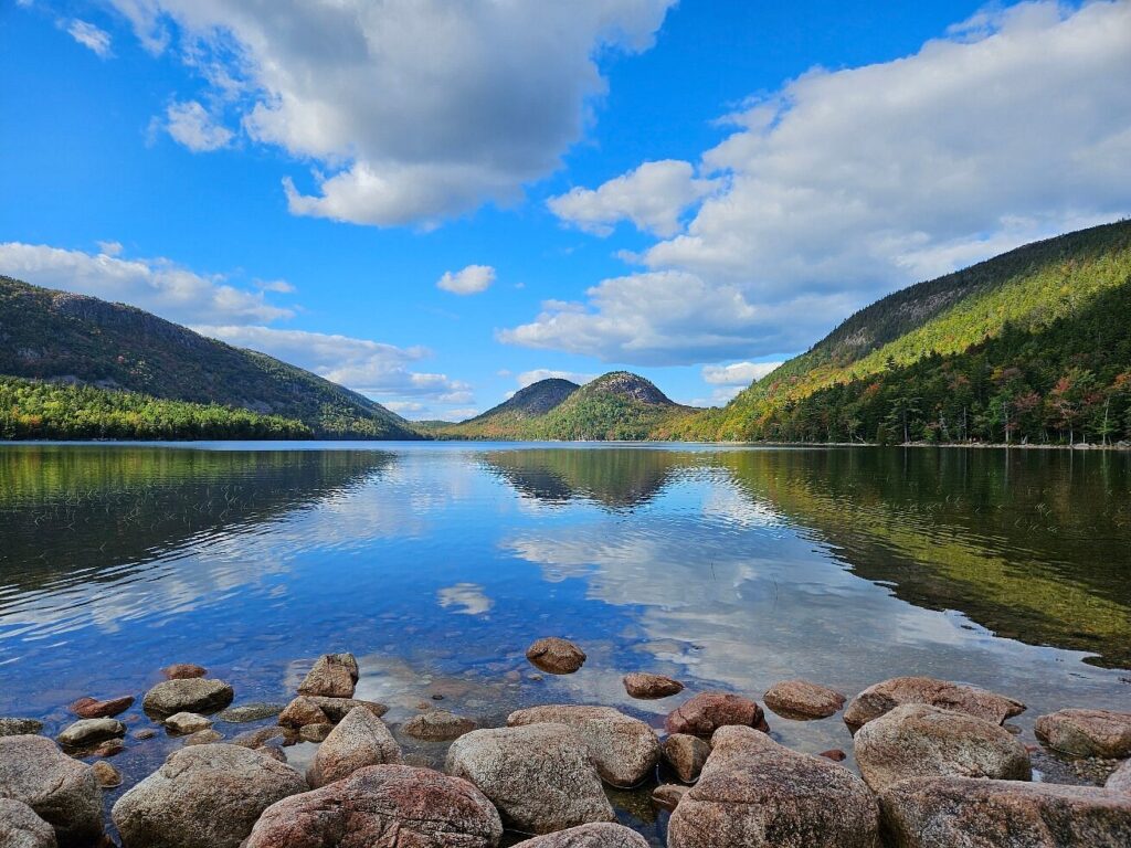 Acadia National Park Lake; where to stay in bar harbor