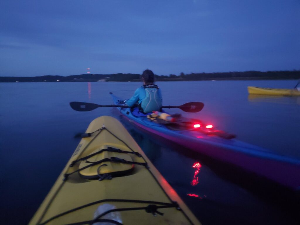 nighttime kayak adventures