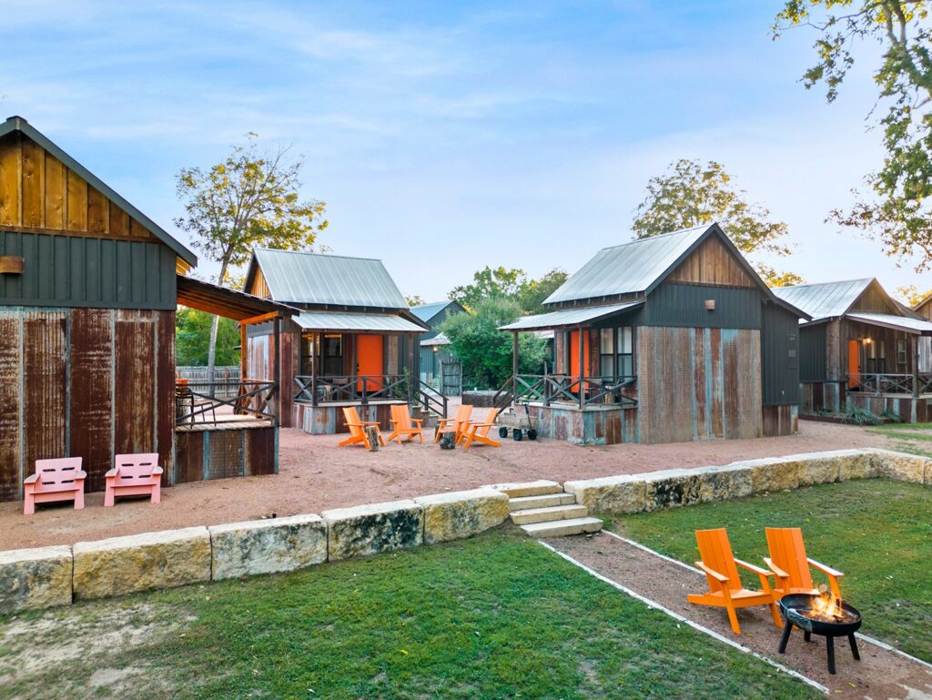 Camp Comfort Cabins, best group trip destinations