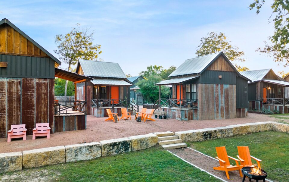 Camp Comfort Cabins, best group trip destinations