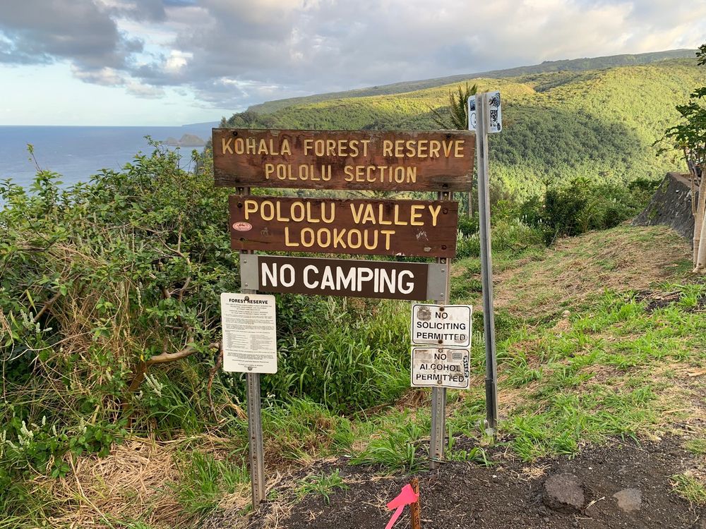 Pololu Valley Lookout Big Island