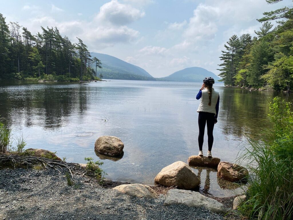 Lake in Acadia, bar harbor things to do