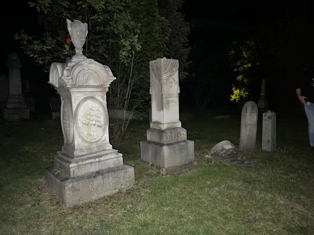 Bar Harbor Ghost Tours Cemetery