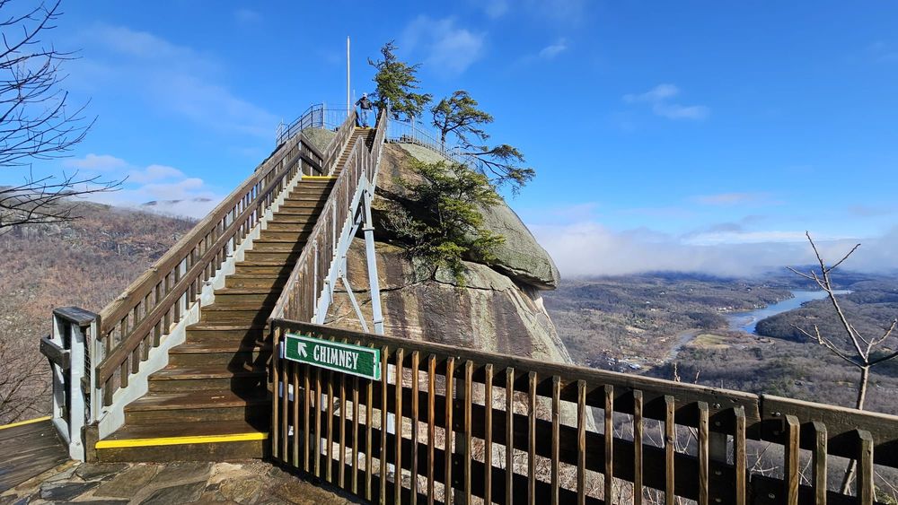 Best States for Hiking: North Carolina (Chimney Rock)