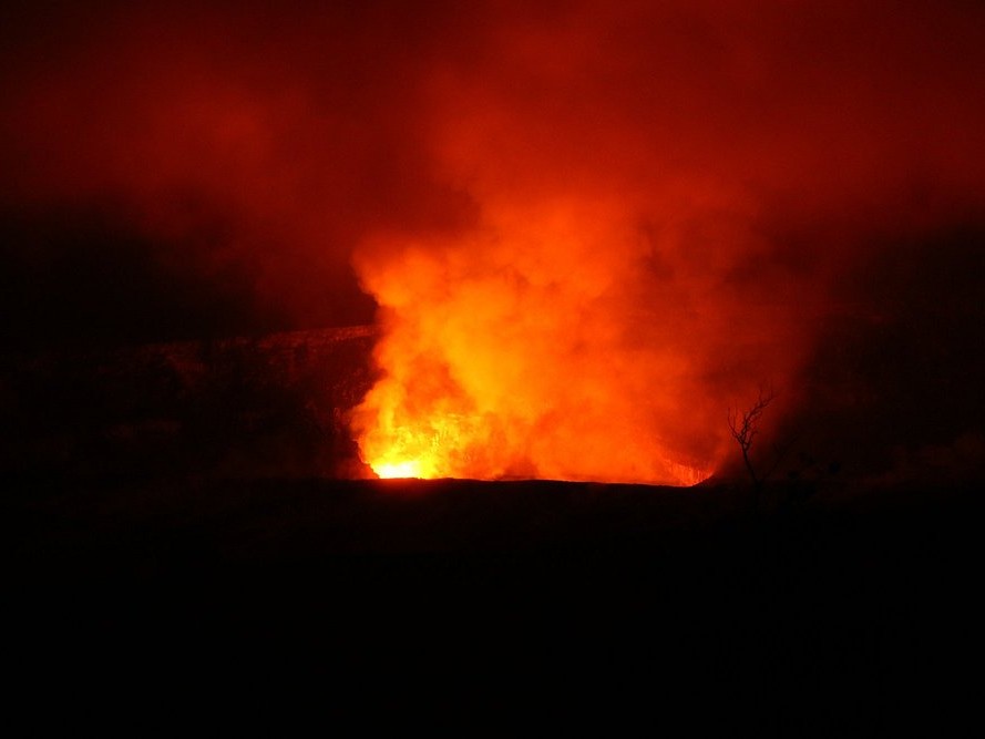 Crater Nighttime Glow