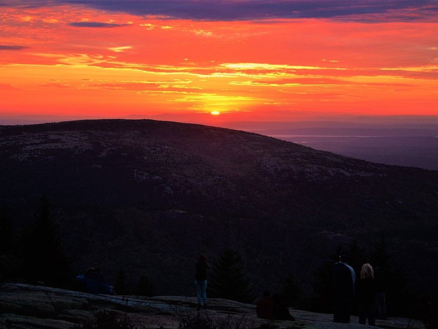 Cadillac Mountain Sunrise bucket list travel adventure