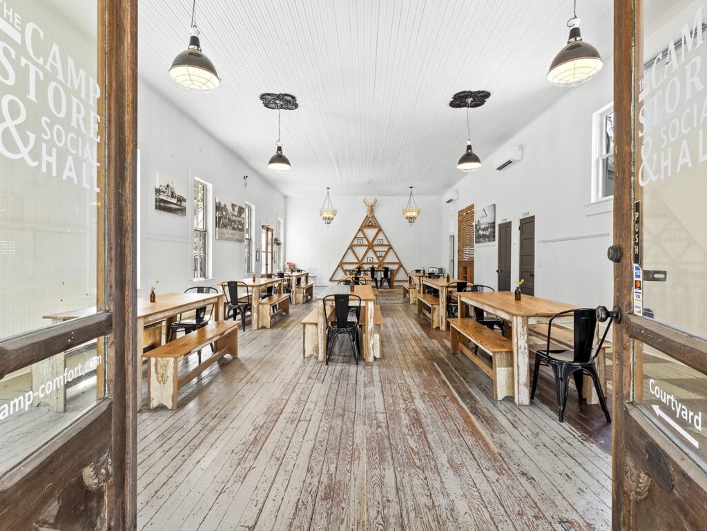 Camp Comfort Social Hall, best wedding venues in texas