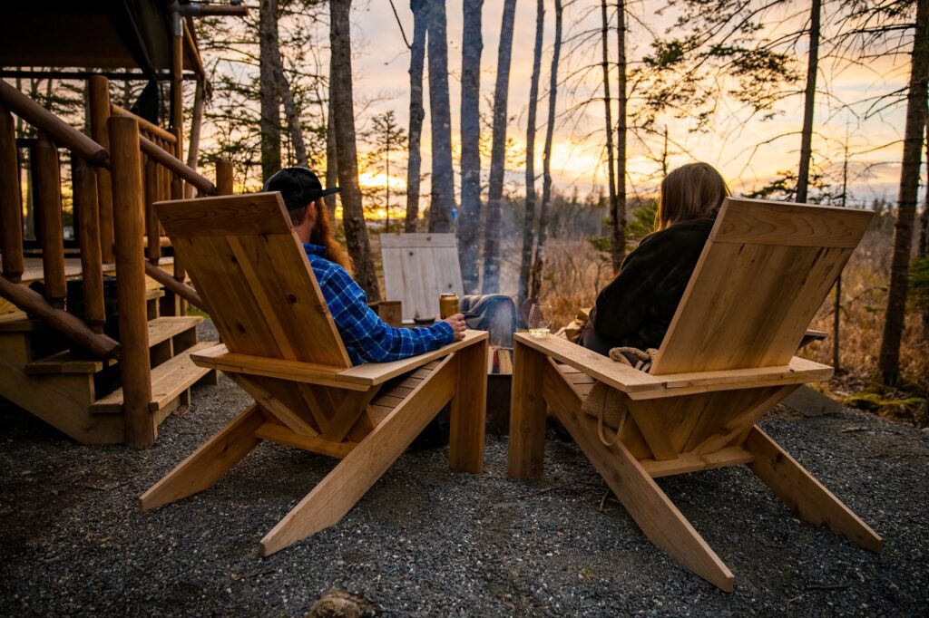 Spend Time by the Firepit on Adventure Vacations for Couples