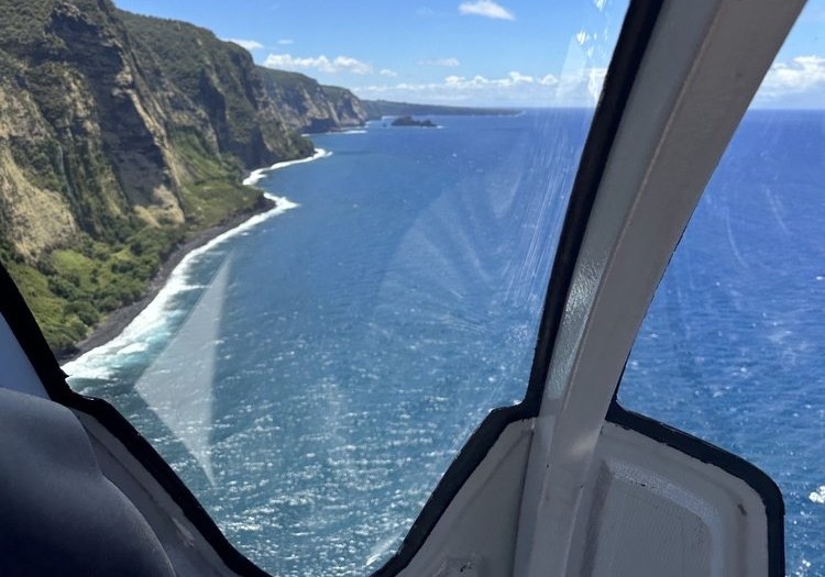 View of Coast from Helicopter Tour