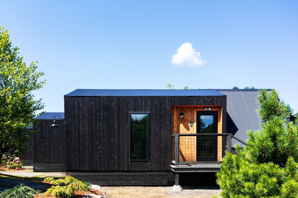One Bedroom Cabin Exterior at Outbound Stowe