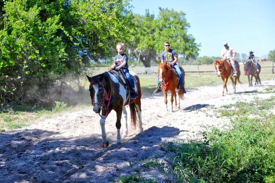 Best Weekend Getaways in November: River Ranch Horseback Riding