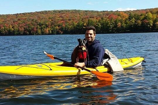 Upstate New York Fall Foliage: Kayaking Surrounded by Orange, Yellow, and Brown Leaves