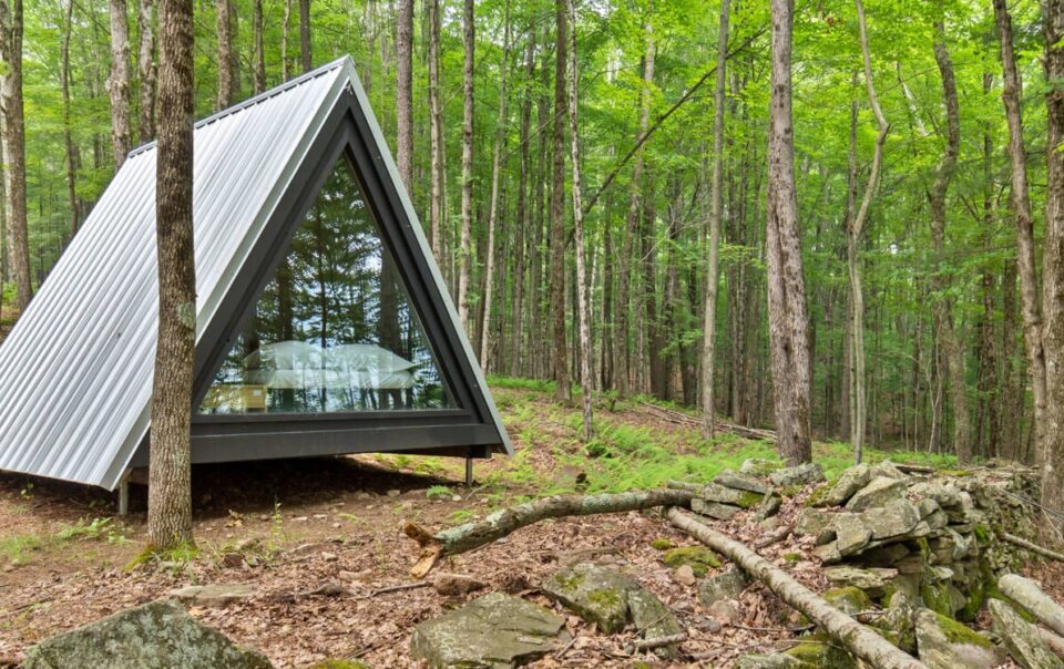 Cool Hotels in Upstate New York - A-Frame Featured Image