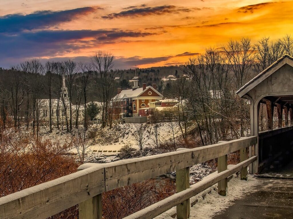 Christmas Hotel New England - Stowe Landscape