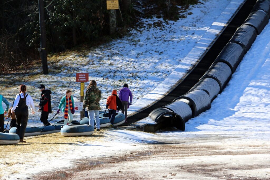 Best Ski Vacations for Beginners: Snow Tubing Cataloochee