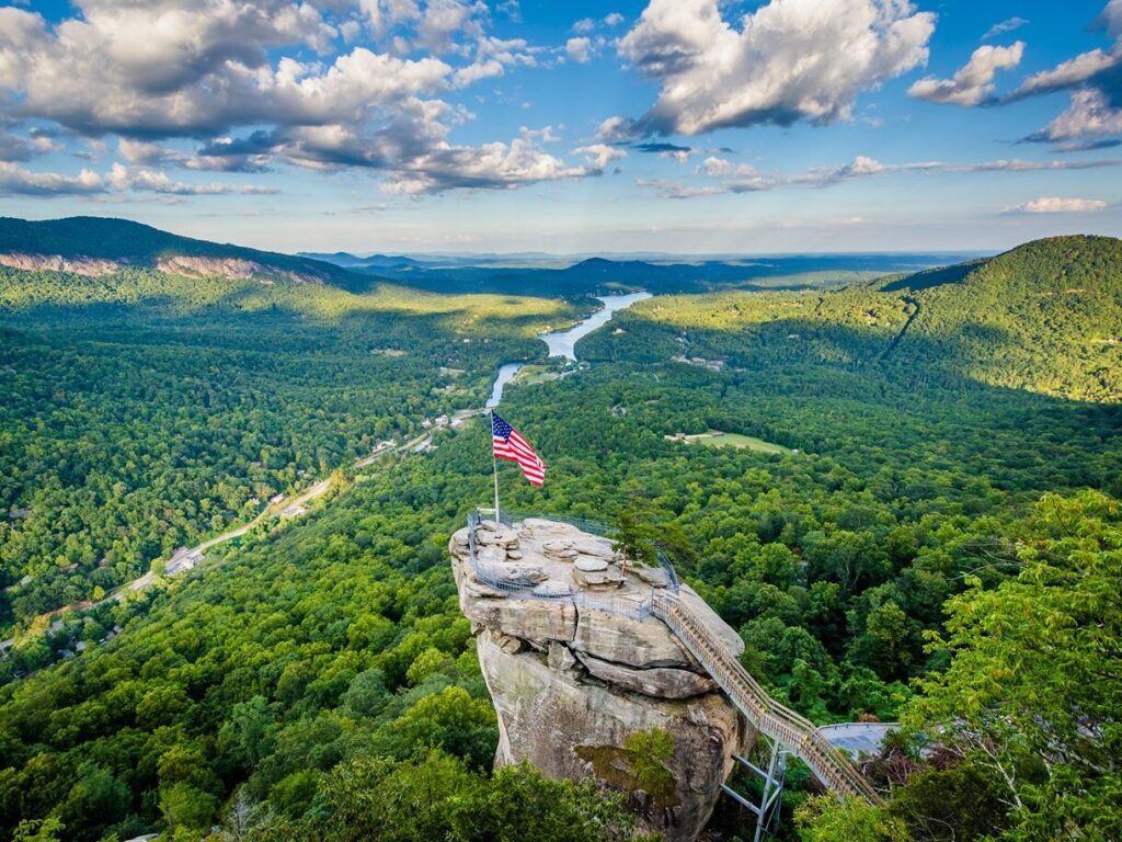 North Carolina Day Trips to Chimney Rock Summit