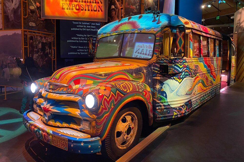 Hippie Buss at Bethel Woods