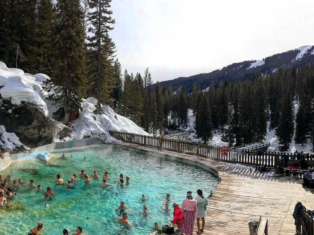 Jackson Hole Hot Springs Granite Crowd