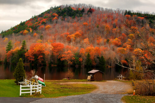 Oxbow Lake in the Adirondacks