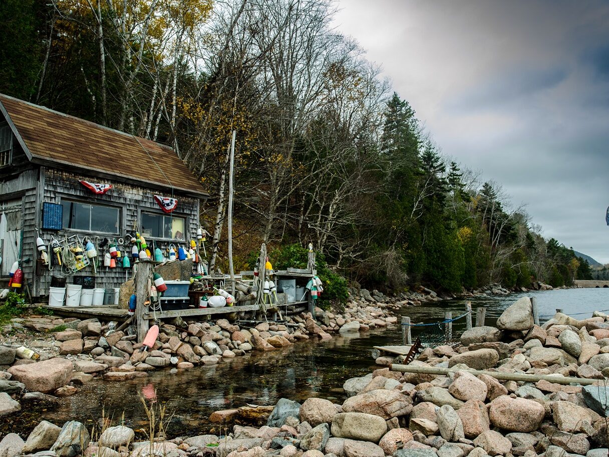Fish House at Acadia National Park