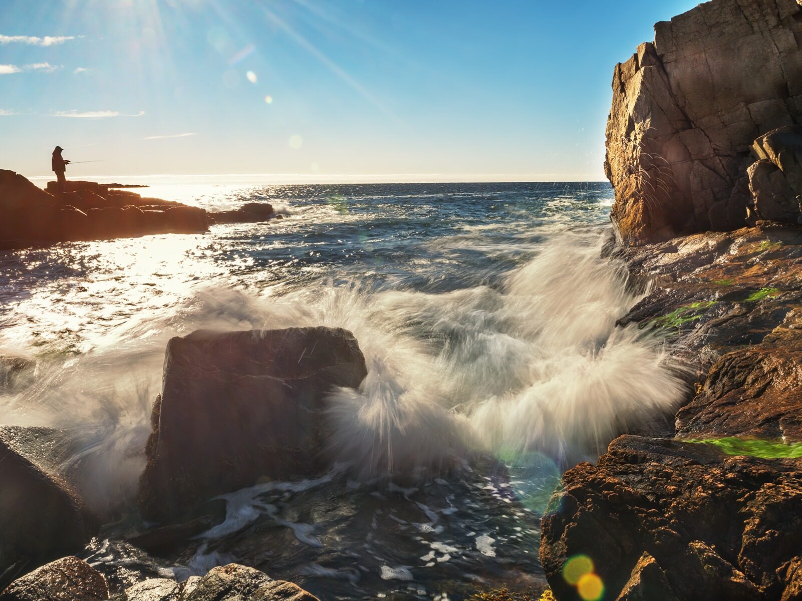 Fishing in Acadia National Park on Bar Harbor Fishing Trips