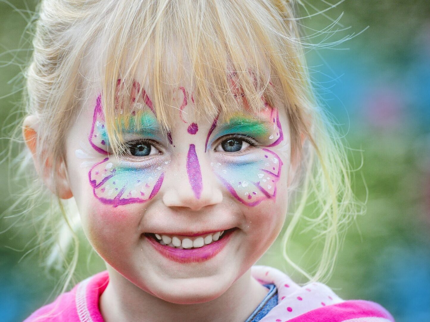 Wimberley Texas Butterfly Festival Face Paint