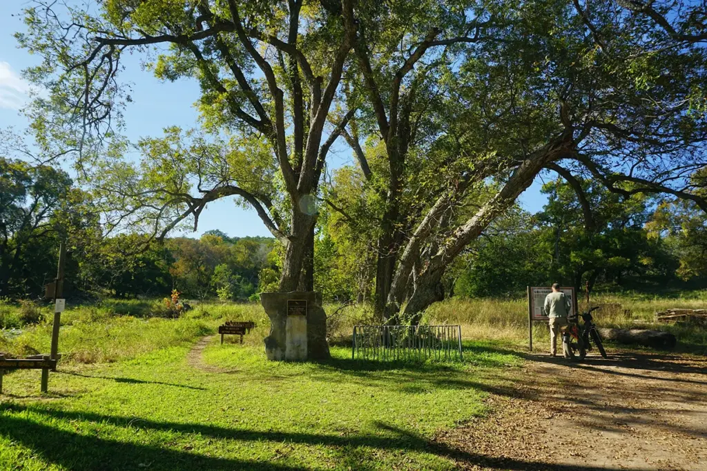 Hiking in Texas Hill Country Colorado Bend State Park Path