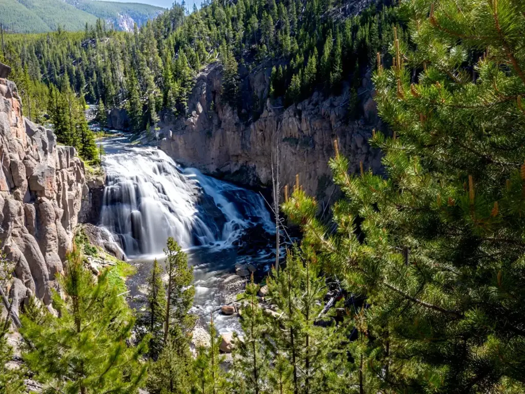 Waterfall in Yellowstone