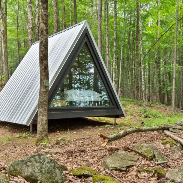 Adirondacks Luxury Basecamp: Callicoon Hills A-Frame