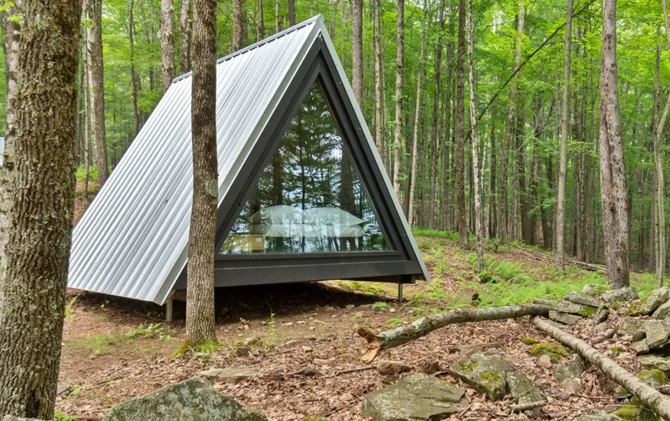 Adirondacks Luxury Basecamp: Callicoon Hills A-Frame