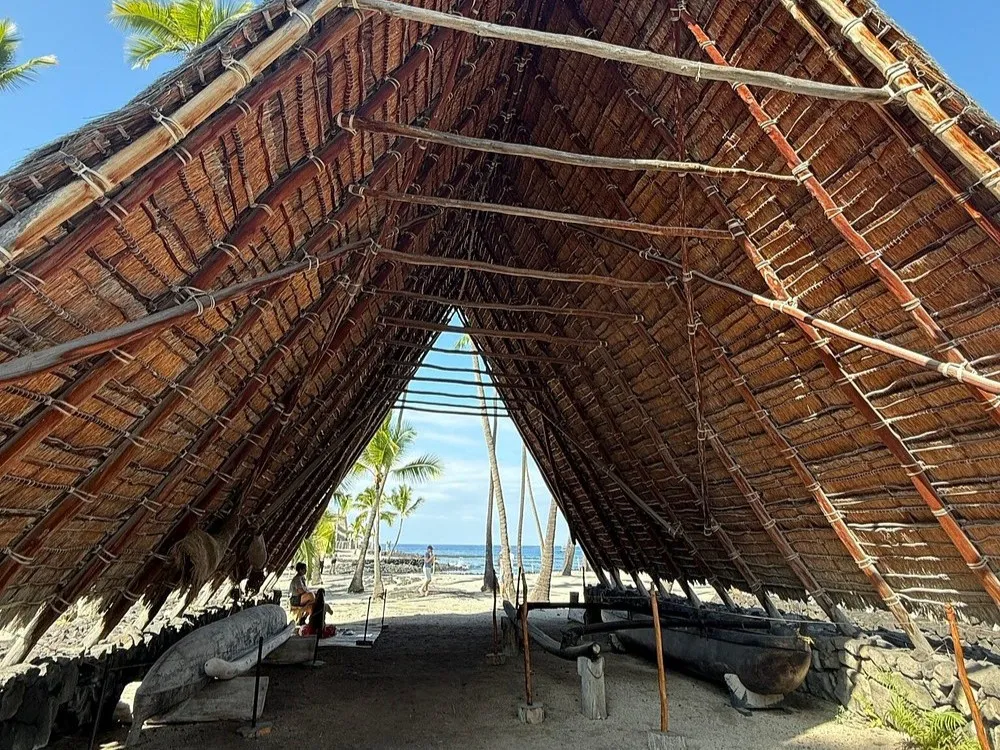 Pu'uhonua o Honaunau National Historical Park Shelter Big Island Historic Site