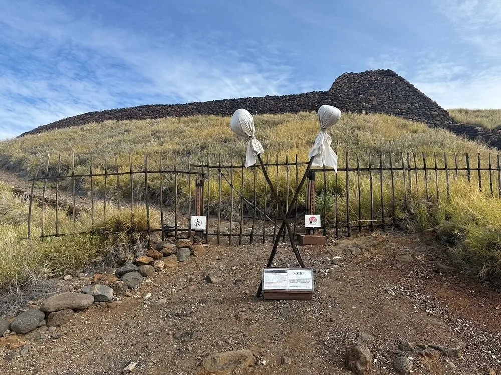 Big Island Historic Site: Pu'ukohola Heiau National Historic Site Sacrificial Temple