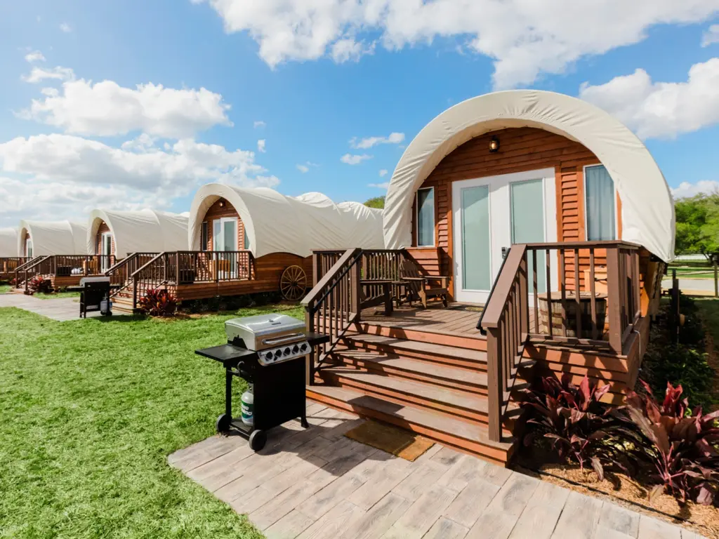 Westgate River Ranch Luxe Conestoga Wagon Interior