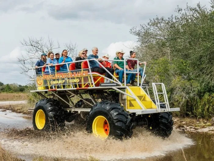 florida dude ranch vacations all inclusive: River Ranch swamp buggy