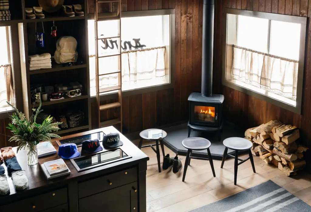 Luxury Basecamp Jackson Wyoming: Anvil Hotel Lobby