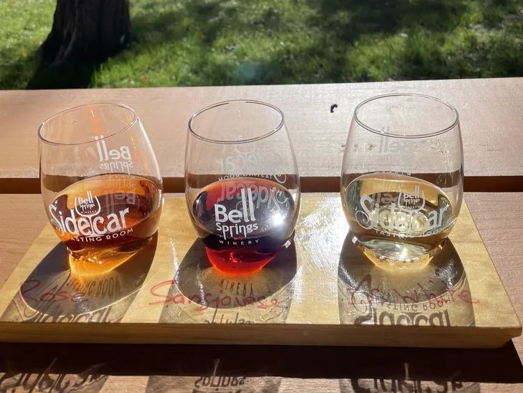 Bell Springs Wine Flight