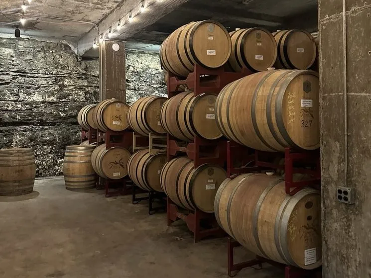 Hawks Shadow Winery Tours Near Dripping Springs Cellar