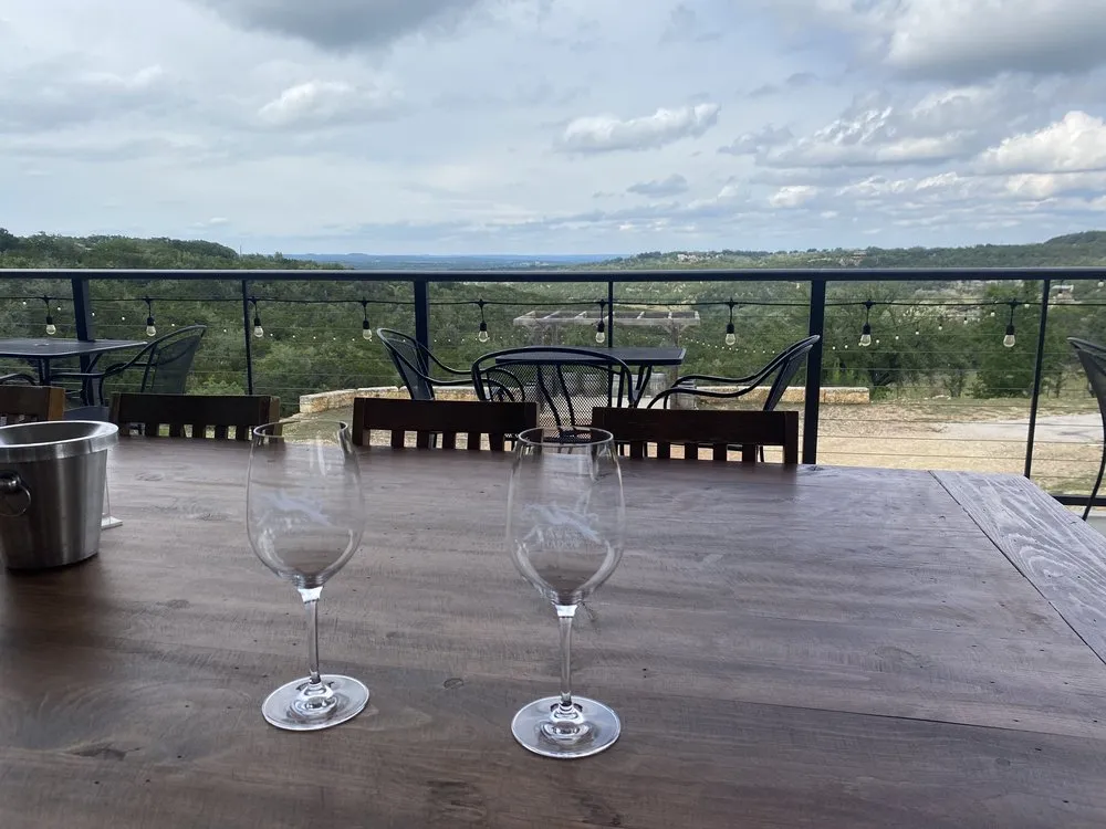 Hawks Shadow Winery Tours Near Dripping Springs Outdoor Area